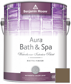 Краска Benjamin Moore Aura Bath & Spa Interior Paint Matte Finish (532) цвет AF-120 