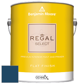 Benjamin Moore 547 Regal Select Waterborne Interior Flat Finish краска цвет RAL 5001 