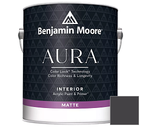 Краска Benjamin Moore Aura Interior Paint - Matte (522) цвет 2117-10 Carbon Copy