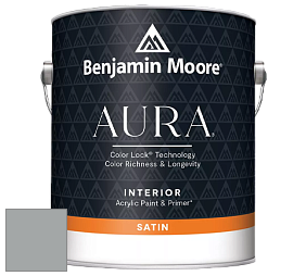 Benjamin Moore Aura 526 Waterborne Interior Satin Finish покрытие цвет NCS S 3502-B50G 