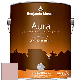 Benjamin Moore Aura 634 Waterborne Exterior Low Lustre Finish краска цвет 2094-50 Desert Rose