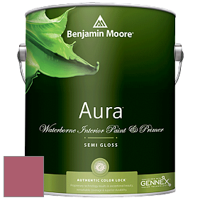 Benjamin Moore Aura 528 Waterborne Interior Semi-gloss Finish краска цвет 2081-30 Vibrant Blush
