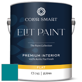 COLOR SMART CS 745 ELIT PAINT глубокоматовая моющаяся краска цвет 2055-30 Caribbean Blue Water