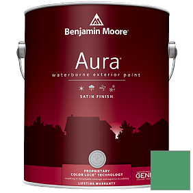 Краска Aura Waterborne Exterior Satin Finish (631) цвет 2038-30 Prairie Green
