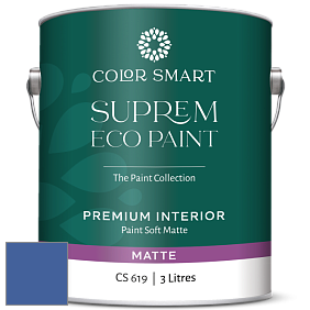 COLOR SMART CS 619 SUPREM ECO PAINT матовая краска цвет 2067-30 Twilight Blue
