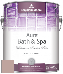 Benjamin Moore Aura 532 Bath & Spa Waterborne Interior Paint Matte Finish краска цвет 2099-50 CafÃ© Mocha