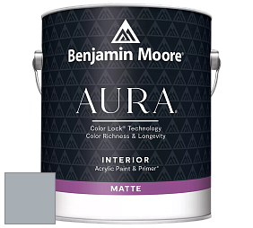 Benjamin Moore Aura 522 Interior Paint - Matte краска цвет NCS S 3005-R80B 