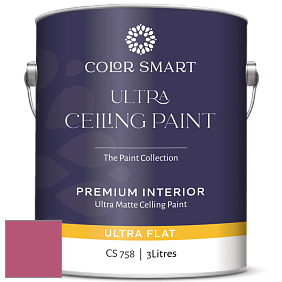 COLOR SMART CS 758 ULTRA CEILING PAINT ультраматовая краска цвет NCS S 2060-R20B 