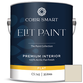 Краска COLOR SMART CS 745 ELIT PAINT глубокоматовая моющаяся краска цвет OC-10 White Sand