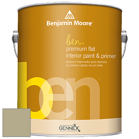 Benjamin Moore Ben W625 Premium Interior Latex Flat краска цвет AF-410 
