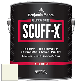 Benjamin Moore 486 Ultra Spec SCUFF-X Interior Satin Finish краска цвет OC-124 Alpine White