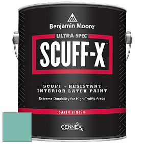 Benjamin Moore 486 Ultra Spec SCUFF-X Interior Satin Finish краска цвет NCS S 2030-B70G 