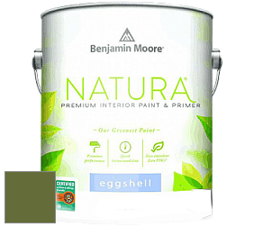 Benjamin Moore 513 Natura Interior Eggshell Finish краска с блеском цвет NCS S 4550-G40Y 