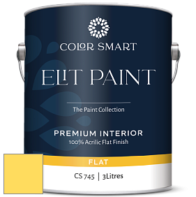 COLOR SMART CS 745 ELIT PAINT глубокоматовая моющаяся краска цвет 2022-40 Banana Yellow