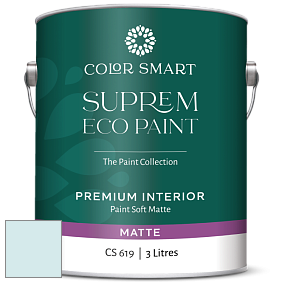 COLOR SMART CS 619 SUPREM ECO PAINT матовая краска цвет 2057-70 Icy Blue