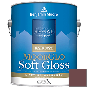 Краска Regal Select Exterior Paint-Moor GloSoft Gloss Finish (W096) цвет 2082-10 Chestnut