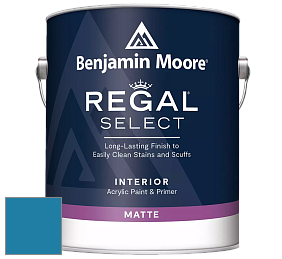 Benjamin Moore 548 IRegal Select Interior Paint - Matte краска цвет 784 Blue Macaw