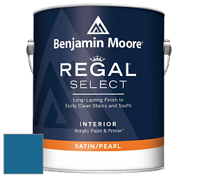 Benjamin Moore 550 Regal Select Waterborne Interior Pearl Finish краска цвет NCS S 4050-R90B 