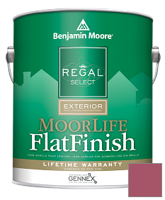 Краска Regal Select Exterior Paint-MoorLife Flat Finish (W105) цвет 2084-30 Rouge