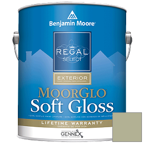 Краска Regal Select Exterior Paint-Moor GloSoft Gloss Finish (W096) цвет AF-440 