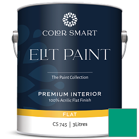 Краска COLOR SMART CS 745 ELIT PAINT глубокоматовая моющаяся краска цвет 616 Garden View