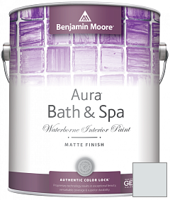 Краска Benjamin Moore Aura Bath & Spa Interior Paint Matte Finish (532) цвет 1436 Whirlpool
