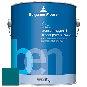 Benjamin Moore Ben W626 Premium Interior Latex Eggshell краска цвет NCS S 4550-B20G 