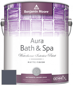 Benjamin Moore Aura 532 Bath & Spa Waterborne Interior Paint Matte Finish краска цвет NCS S 7010-R70B 