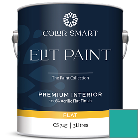 Краска COLOR SMART CS 745 ELIT PAINT глубокоматовая моющаяся краска цвет 664 Poseidon