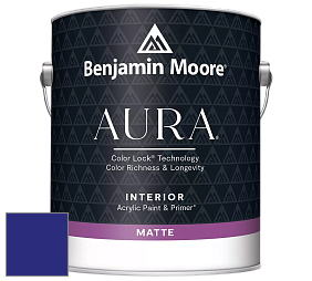 Benjamin Moore Aura 522 Interior Paint - Matte краска цвет RAL 5002 
