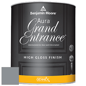 Benjamin Moore Aura 148 Grand Entrance High Gloss эмаль цвет 2124-30 Deep Silver