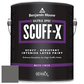 Benjamin Moore 484 Ultra Spec SCUFF-X Interior Matte Finish краска цвет NCS S 7000-N 