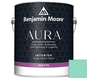 Краска Benjamin Moore Aura Interior Paint - Matte (522) цвет 613 Fresh Green