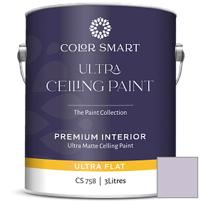Краска COLOR SMART CS 758 ULTRA CEILING PAINT ультраматовая краска цвет 1382 Violet Petal
