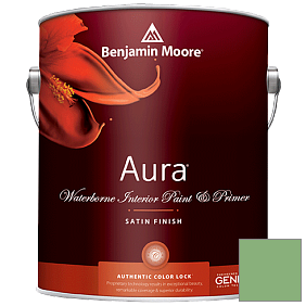 Краска Aura Waterborne Interior Satin Finish (526) цвет 2034-40 Cedar Green