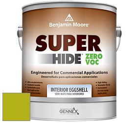Benjamin Moore 357 Super Hide Zero Voc Interior Eggshell краска цвет 2027-20 Spring Moss