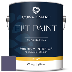COLOR SMART CS 745 ELIT PAINT глубокоматовая моющаяся краска цвет 2070-30 Dark Lilac