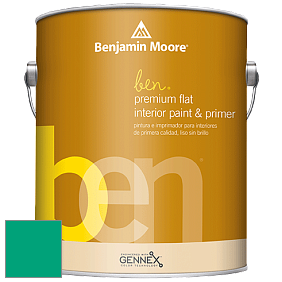 Benjamin Moore Ben W625 Premium Interior Latex Flat краска цвет NCS S 2060-B90G 