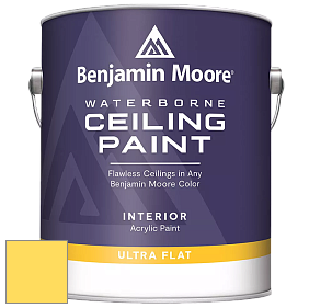 Benjamin Moore 508 Waterborne Ceiling Paint краска для потолков цвет 2022-40 Banana Yellow
