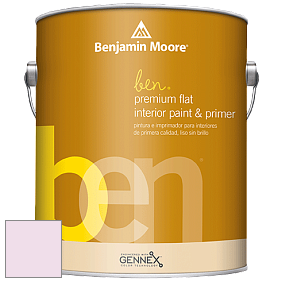 Benjamin Moore Ben W625 Premium Interior Latex Flat краска цвет 2076-70 Nursery Pink