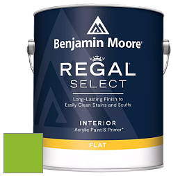 Benjamin Moore 547 Regal Select Waterborne Interior Flat Finish краска цвет 2031-30 Sweet Pea
