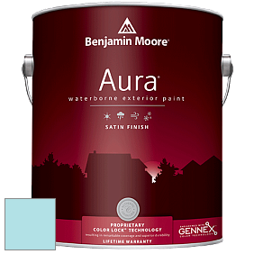 Benjamin Moore Aura 631 Waterborne Exterior Satin Finish краска цвет 2055-60 Serenity