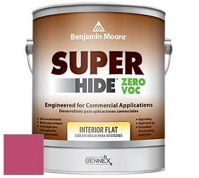 Benjamin Moore 355 Super Hide Zero Voc Interior Flat краска цвет 2086-30 Rosy Blush