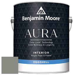 Benjamin Moore Aura 524 Waterborne Interior Eggshell Finish краска цвет 1483 Cos Cob Stonewall