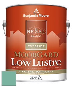 Benjamin Moore W103 Regal Select Exterior Paint-MoorGard Low Lustre Finish краска цвет 2041-40 Juneau Spring