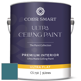 COLOR SMART CS 758 ULTRA CEILING PAINT ультраматовая краска цвет 2057-30 Naples Blue