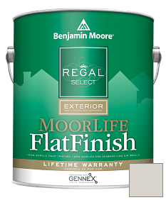 Краска Regal Select Exterior Paint-MoorLife Flat Finish (W105) цвет 1549 Balboa Mist