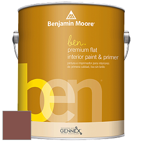 Benjamin Moore Ben W625 Premium Interior Latex Flat краска цвет 2092-30 Boston Brick