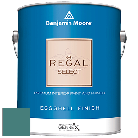 Benjamin Moore 549 Regal Select Waterborne Interior Eggshell Finish краска цвет 2049-30 Teal Ocean