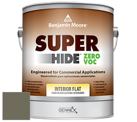 Benjamin Moore 355 Super Hide Zero Voc Interior Flat краска цвет 2141-30 Army Green